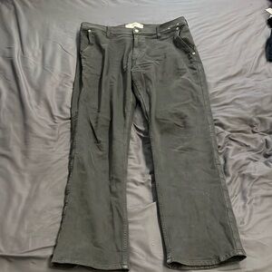 Dark Grey Straight Jeans